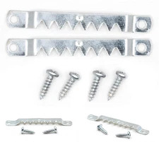 PHS Large Sawtooth Picture Hangers for Frames - 100 Pack Frame Hanging Hardware 