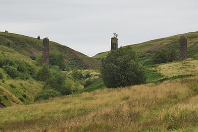 Photo 6x4 Looking towards the Viaduct Glenbuck/NS7429 The viaduct carrie c2017