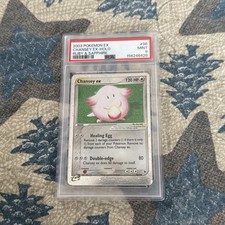 Pokemon Chansey EX Ruby & Sapphire Holo Ultra Rare #96 PSA 9 Mint 2003