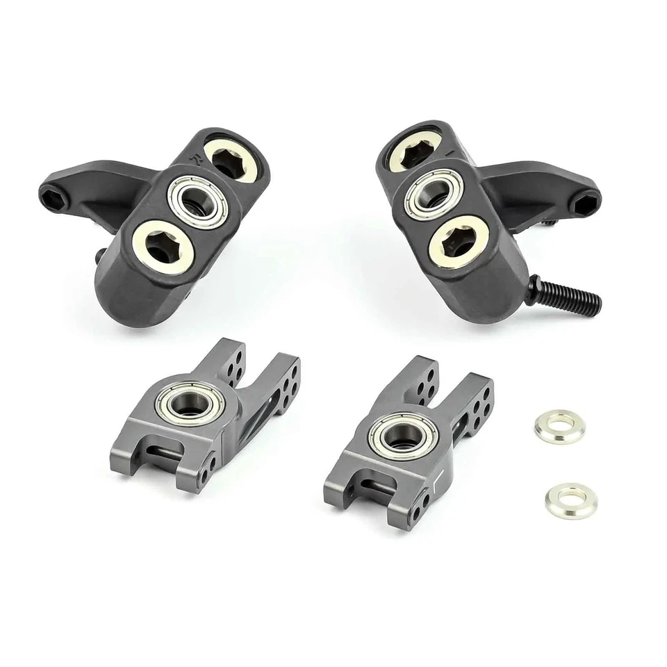 HoBao Hyper GT2 Full Hub Set Pivot Ball Steering Blocks Rear Hubs H89147 H89604+ - Image 2 of 3
