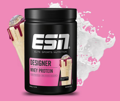 ESN Designer Whey Protein, Germknödel, 908g, Neu & OVP