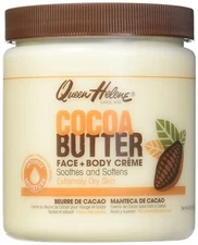 Queen Helene Cocoa Butter Cream Natural Dry Skin Moisturizer 15oz Pack of 3
