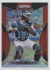 2019 Panini Prizm Tier III Red Mojo Prizm 247/299 Michael Perez #260 0o6v
