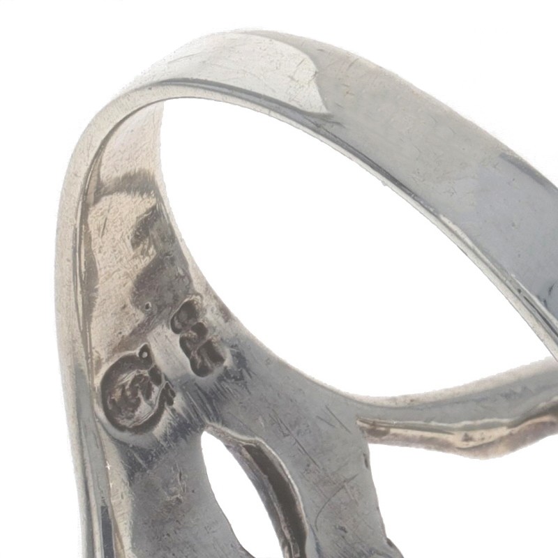 Sterling Silver Scrollwork Medallion Statement Ri… - image 6