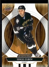 2024-25 UD Engrained Icons Base #11 Sergei Zubov Dallas Stars