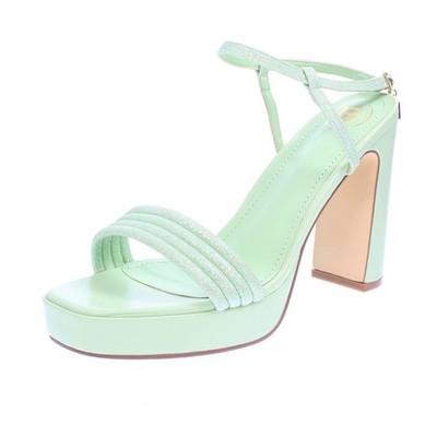 Laura Biagiotti Sandalen mit Absatz und Riemchen grün - Größe 37 [23,3 cm] Schuhe