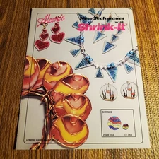 Aleene's New Techniques with Shrink-It Craft Book 1989 Creative Living