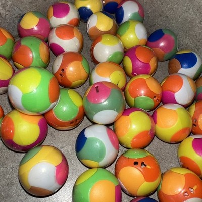 Lot  SIX Vintage 90s Puzzle Ball Brain Teaser Vending Toy Plastic New Old Stock