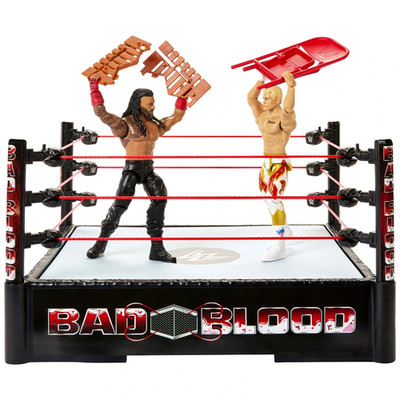 WWE Main Event Mayhem Ring Spielset Cody Rhodes & Roman Reigns Actionfigur Spielzeug