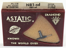 Astatic N81-sd Diamond Needle 78 Record Player Stylus 601SD AC-435DS 2129DS 911D