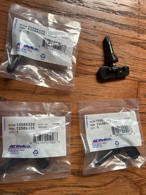 #ad 4 Tire Pressure Monitoring System valve stems AC Delco part # 13586335 $33.00