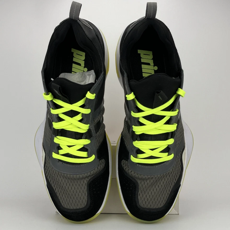 Prince Club 744 Pickleball Court Shoes - Men's Size 10.5 Anthracite/Black/Green - Image 4 of 4
