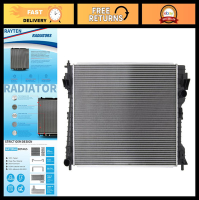 Aluminum Radiator for Ford Mustang 2005-2014 V6/V8 3.7L 4.0L 4.6L 5.0L - OEM Rep