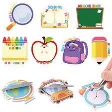 CCINEE 30pcs Back to Schools Sticky Notes Bulk, 900 Sheets Cute Mini, Yellow