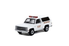 1985 Chevy K5 Blazer, White - Greenlight 67030D/48-1/64 Scale 3 inches,