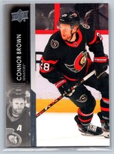 Connor Brown 375 2021-22 Upper Deck Ottawa Senators Card
