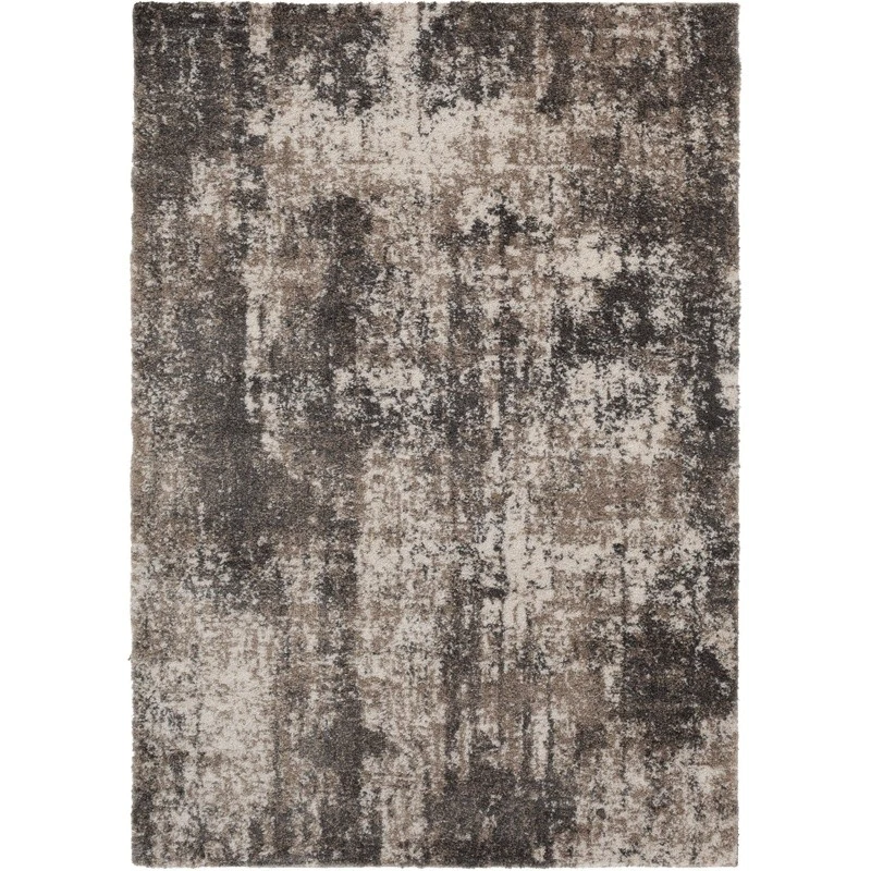Abstract Shag Indoor Area Rug Plush Polypropylene Stain Fade Resistant Easy Care - Image 2 of 4