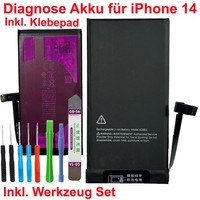 Diagnose Akku FüR Iphone 14 Ohne Fehler Ohne LöTen 100% KapazitäT A2863 +Tool