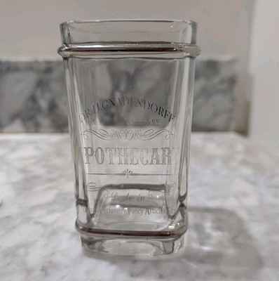 Bella Lux Dr. H Gnadendorff's Apothecary Glass - Collectible Toothbrush Holder