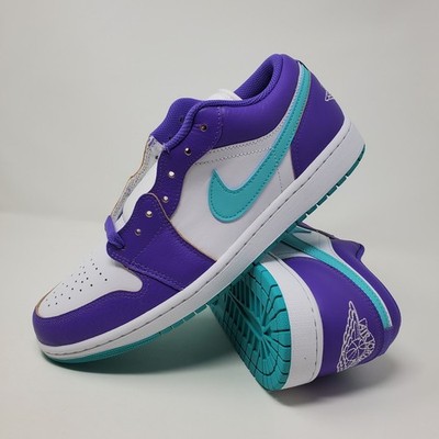 Nike Air Jordan 1 Low SE Shoes Psychic Purple Jade HJ9013-550 Men's Size 10.5