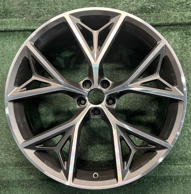 22'' x 10'' Audi SQ8 2022 2023 Factory OEM Wheel Rim 12093 CNC Charcoal