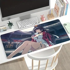 40*90cmZenlessWorldZero Anime Gaming Desk Mat & Mouse Pad - Non-Slip Washable La