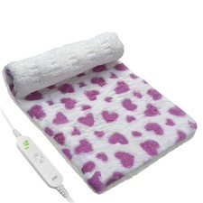 ZXU Heating Pad for Back Pain Relief, Ultra Soft Sherpa Heating Pad for Cramp...