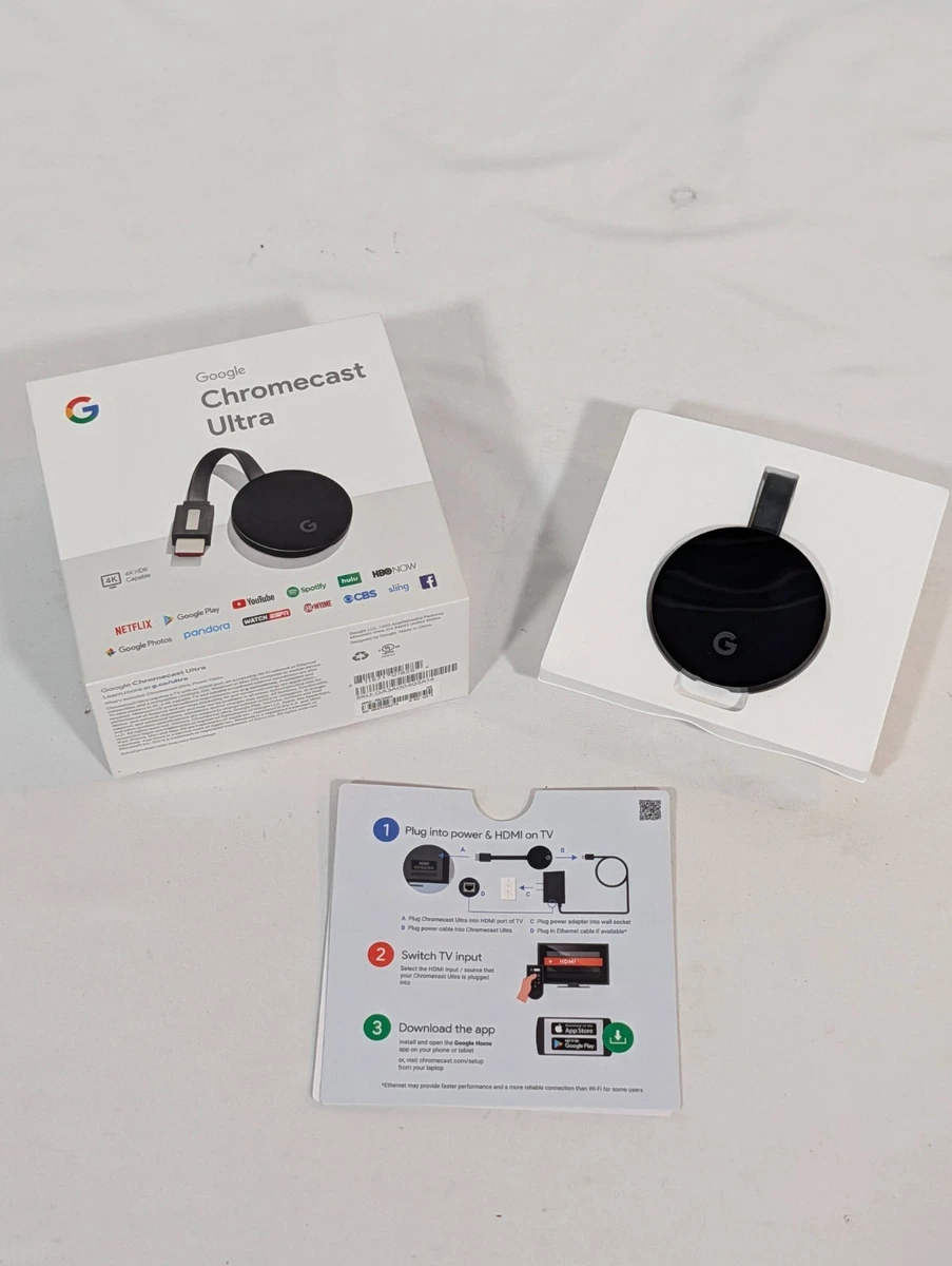 【新品未開封】Google グーグル Chromecast Ultra  4K Google Chromecast Ultra for sale - eBay