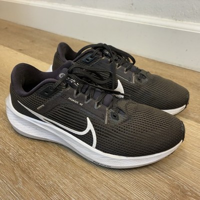 Nike Air Zoom Pegasus 40 Running Black White Women Shoes Size US 8