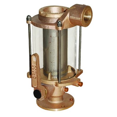 GROCO 1'' Ball Valve/Seacock & Raw Water Strainer Combo BVS-1000 UPC 742985092426