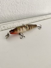Vintage 5? Creek Chub Pikie- Tiger Stripe, Glass Eye, Excellent Condition