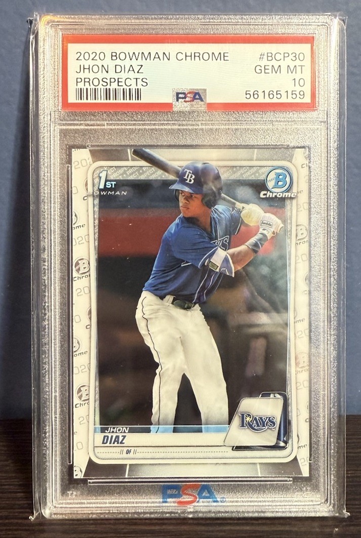 2020 Bowman - Chrome Prospects Jhon Diaz #BCP-30 (RC)