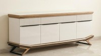 Konsole Stil Modern Farbe Weiß Bequem Wohnzimmer Praktisch Komfortabel