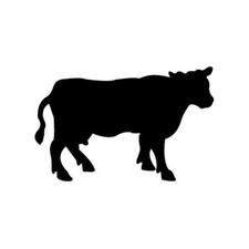 Woodcraft Project Paper Plan To Build Medium Cow Shadow - Material Not...