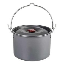 Leicht tragbarer 4L Aluminium H?ngetopf Ideal f��r Outdoor Kochen Abenteuer – Bild 11