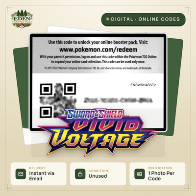 Pokemon TCG Live Online Codes   Vivid Voltage   INSTANT DELIVERY