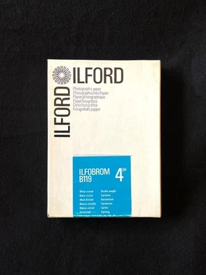 Sellado ILFORD Ilfobrom B119, 4, papel fotográfico, cristal blanco, doble peso - Imagen 1 de 4