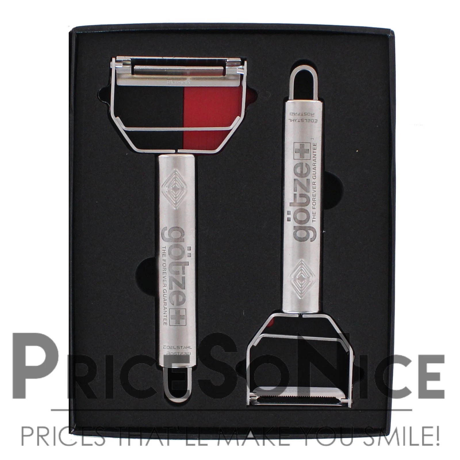 Götze Peelers Set Vegetable Peeler Dual Professional-Grade MSRP $200
Opens in a new window or tab