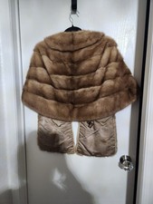mink stole wrap vintage
