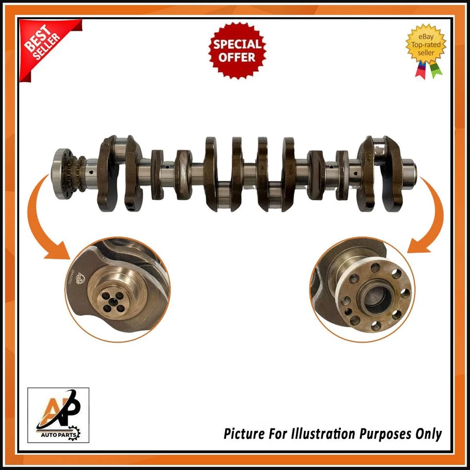 FOR BMW X3 X4 X5 X6 40D 3.0 D N57 D30 N57D30B CRANKSHAFT(8 WEB) & REBUILT PARTS - Image 2 of 4