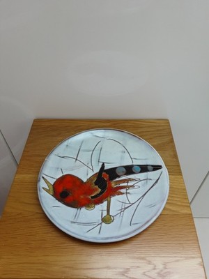 Vintage 60er Jahre Monique & Kurt Brunner Vence Plate - defekt für Kintsugi/Mosaik