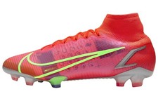 Nike Mercurial Superfly 8 Elite FG Bright Crimson Indigo Bur... CV0958-600