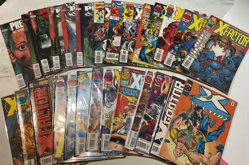 Lot of 27 Vintage 1996-97 Marvel Comics X-Men, Garth Ennis Pride and Joy