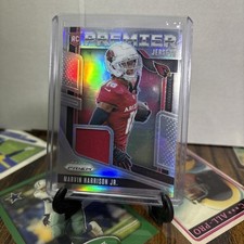 2024 Panini Prizm Marvin Harrison Jr Premier Jersey Silver Patch RC Rookie