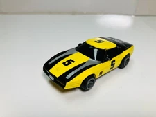 LIFE-LIKE ~ NEW ~ Yellow/Black/Silver CORVETTE #5 Slot Car for AURORA  AFX  TYCO