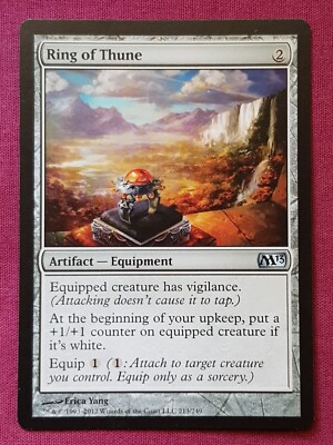 Magic The Gathering 2013 CORE SET M13 RING OF THUNE artifact card MTG