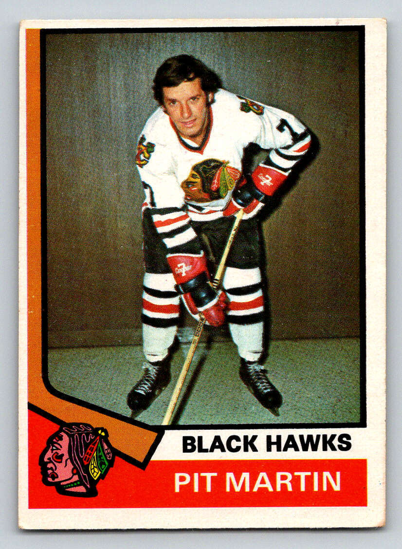 1974-75 O-Pee-Chee #58 Pit Martin (ref 173730)