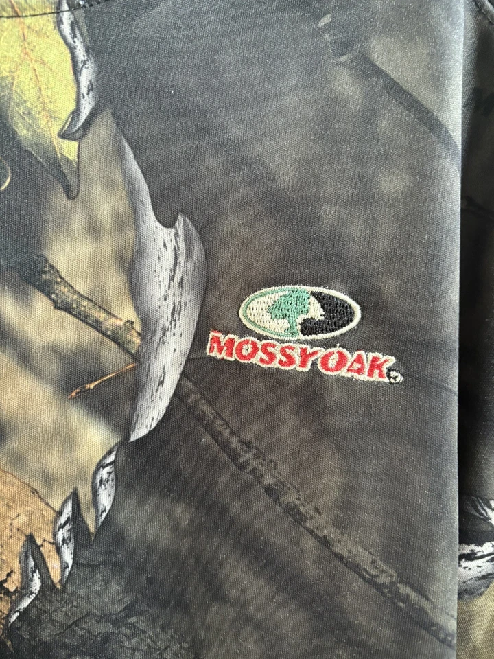 Mossy Oak Camo Hoodie Sweatshirt Large Country Break Up w kangaroo Pocket - Image 3 of 4