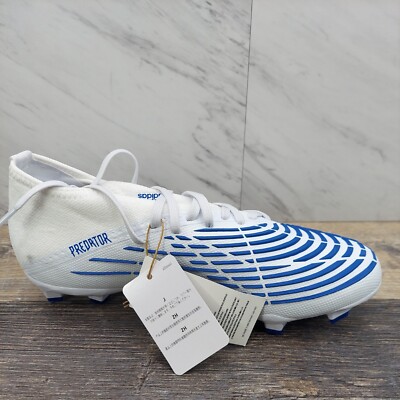 Adidas Predator Edge.2 FG GW2269 Soccer Cleats White Blue  display picture 3