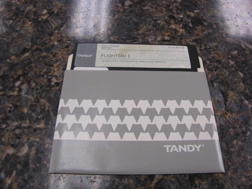 Vintage Tandy 26-3108 FLIGHTSIM I 5.25" Floppy Disk - MF20